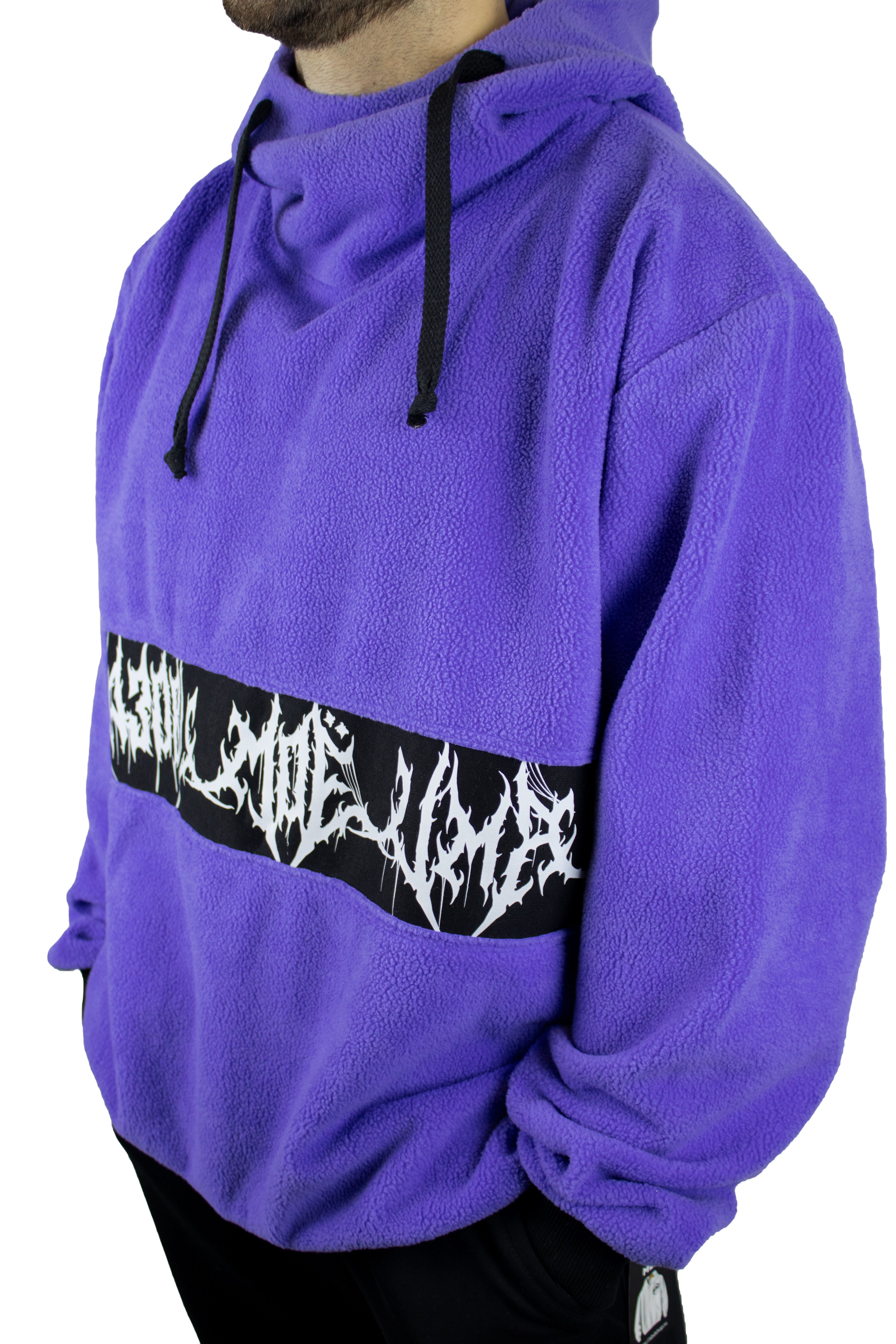 Худи оверсайз из барашка "Вязь горизонт SMN" мужской