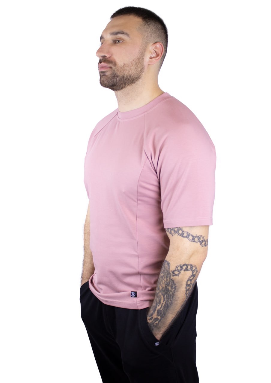 Футболка слимфит "Indiferenze Rose" мужская