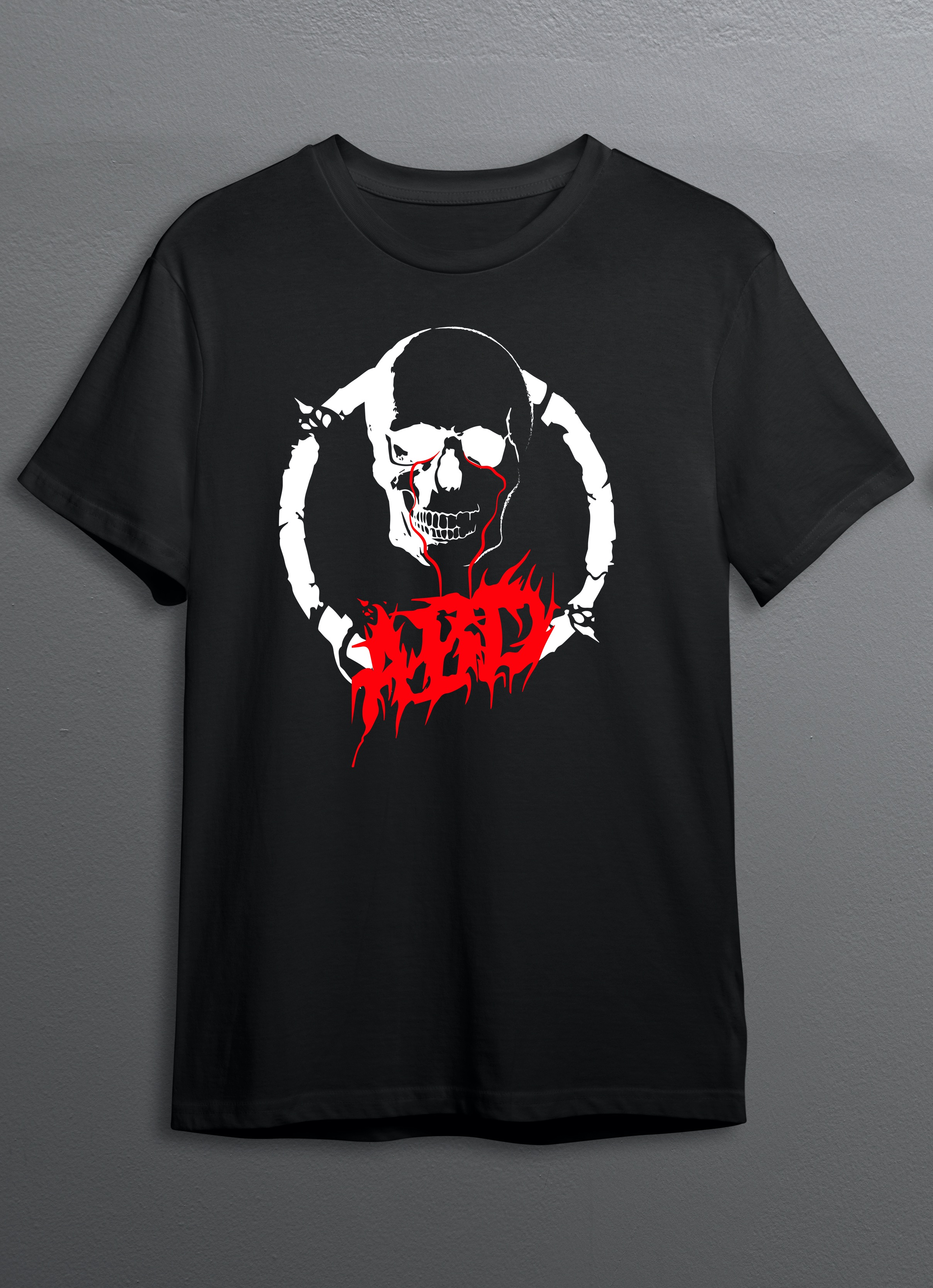 Футболка классическая "ABD Blood Skull" унисекс